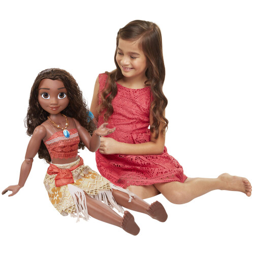Disney Jakks Disney Moana Doll 32"" Tall Playdate Perfectly Poseable Includes