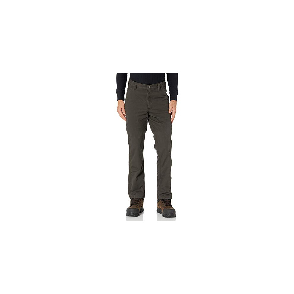 carhartt mens Rugged Flex Relaxed Fit canvas Flannel-lined Work Utilit