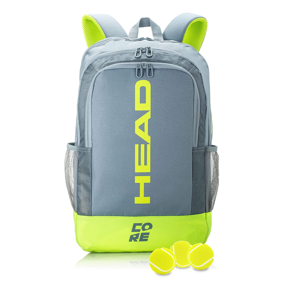 HEAD Core Tennis Backpack - 2 Racquet Carrying Bag w/Padded Shoulder S