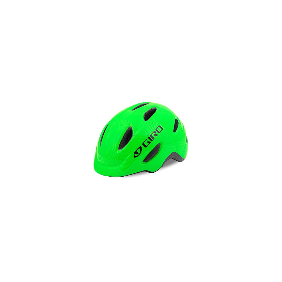 giro Scamp Youth Recreational cycling Helmet - greenLime Lines (Discon