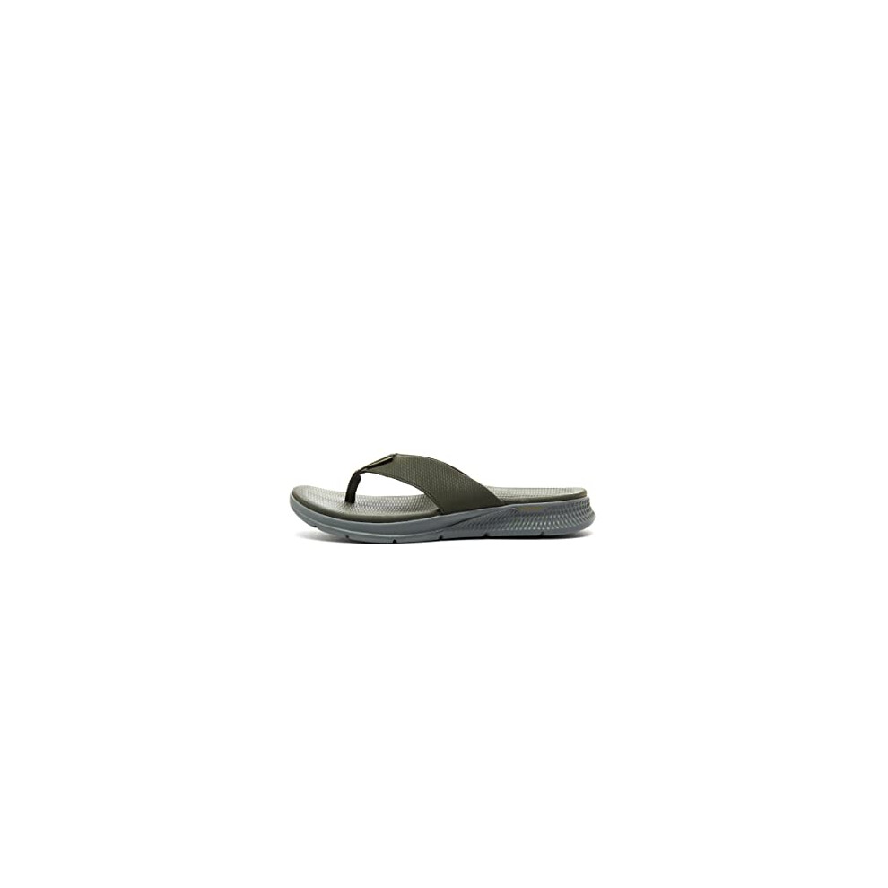 Skechers Men's Go Consistent Flip Flop-Athletic Beach Shower Shoe Slip