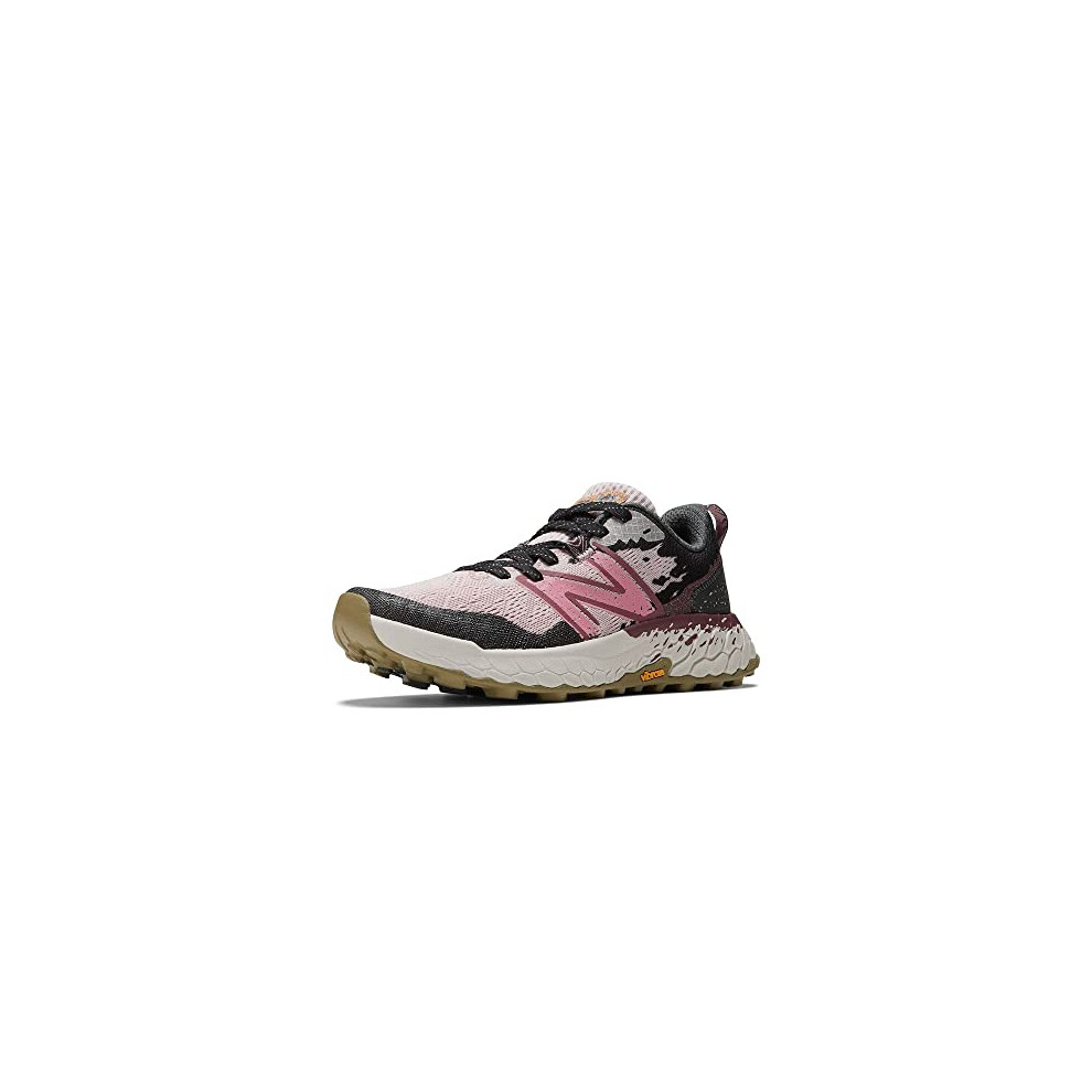 New Balance Womens Fresh Foam X Hierro V7 Trail Running Shoe  Stone Pi