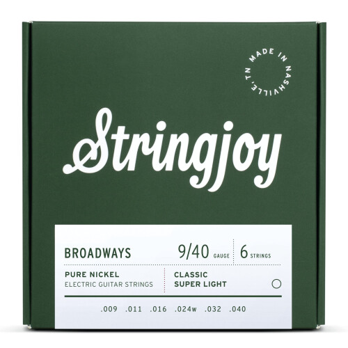 Stringjoy BR0940 Elguitarstrenge Broadways 9-40
