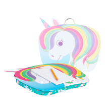 LAPGEAR Lap Pets Lapdesk für Kinder - Einhorn - Für Laptops bis 11,6 Zoll - Modell Nr. 46747
