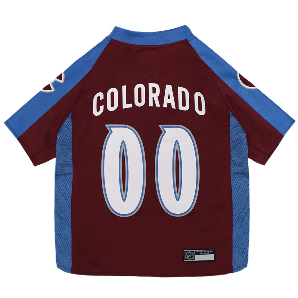 Photos - Dog Clothing Pets First NHL Colorado Avalanche Jersey for Dogs & Cats Small. - Let AVA-4006-SM 
