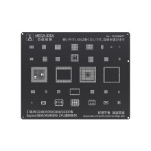 (for S7) Mega Idea Bga Reballing Stencil For Samsung S9 S9 S8 S8 S7 S6 S6 Series Tin Planting Soldering Net Template