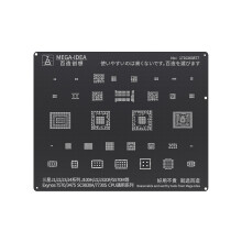 (for J1 2 3 4) Mega Idea Bga Reballing Stencil For Samsung S9 S9 S8 S8 S7 S6 S6 Series Tin Planting Soldering Net Template