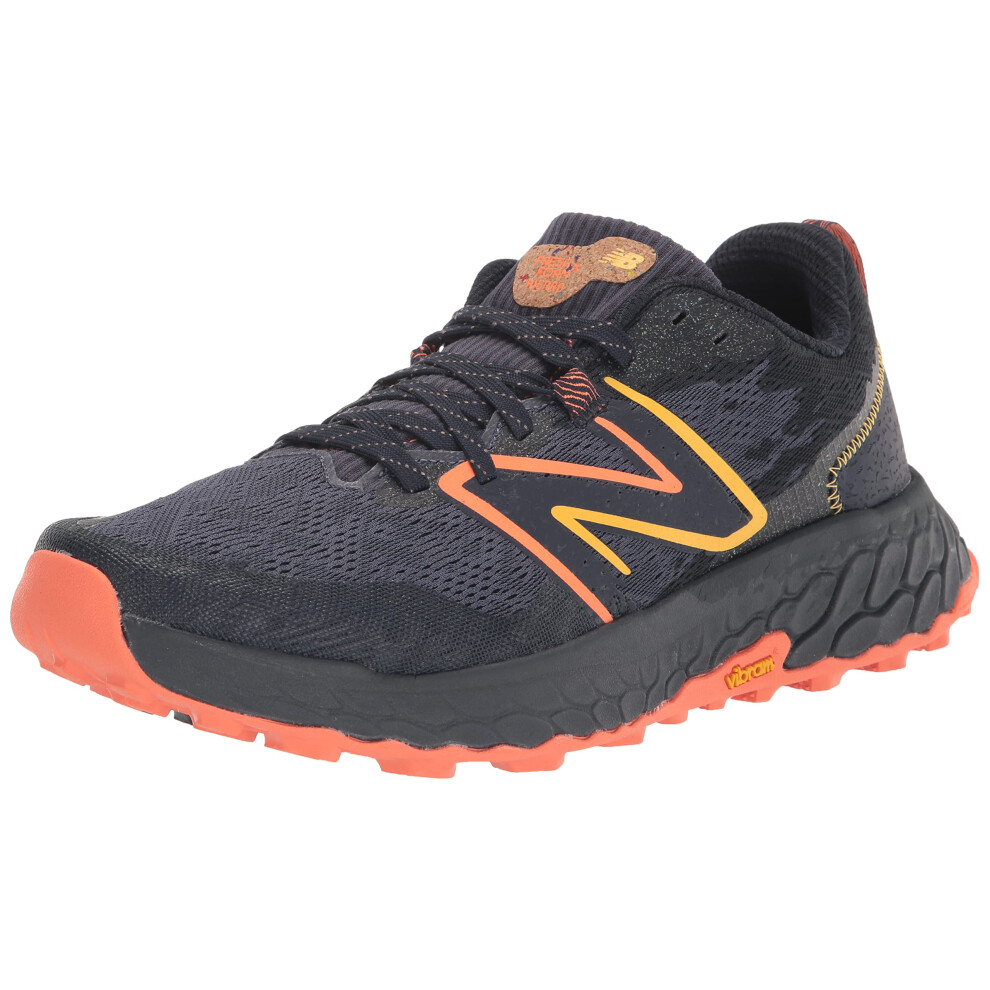 New Balance Men's Fresh Foam X Hierro V7 Running Shoe  Thunder/Vibrant