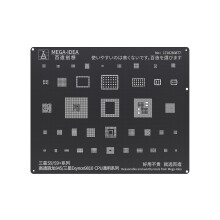 (for S9) Mega Idea Bga Reballing Stencil For Samsung S9 S9 S8 S8 S7 S6 S6 Series Tin Planting Soldering Net Template