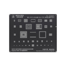 (for S6) Mega Idea Bga Reballing Stencil For Samsung S9 S9 S8 S8 S7 S6 S6 Series Tin Planting Soldering Net Template