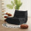 (Black, Single seater) Corduroy sofa set, customizable without assembly, high-density elastic foam 1