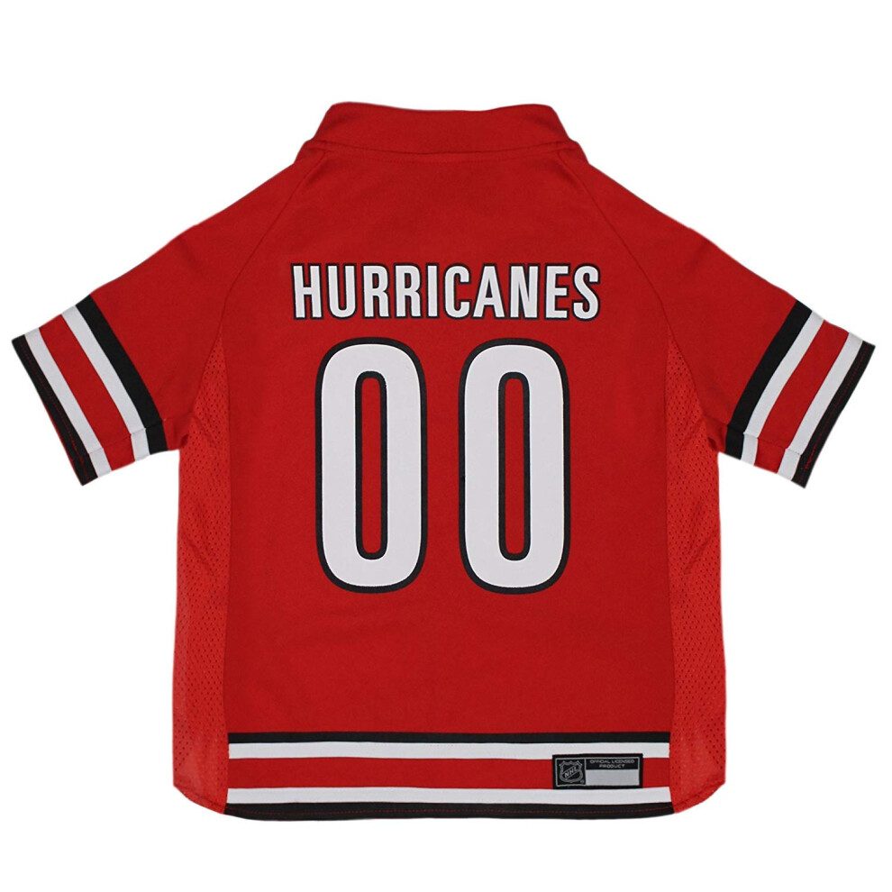 Photos - Dog Clothing Pets First NHL Carolina Hurricanes Jersey for Dogs & Cats Small. - Le HUR-4006-SM 