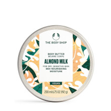 The Body Shop Mandelmilch- und Honig-Körperbutter von The Body Shop für Frauen – 6,9 Unzen Feuchtigkeitscreme 6,9 Unzen