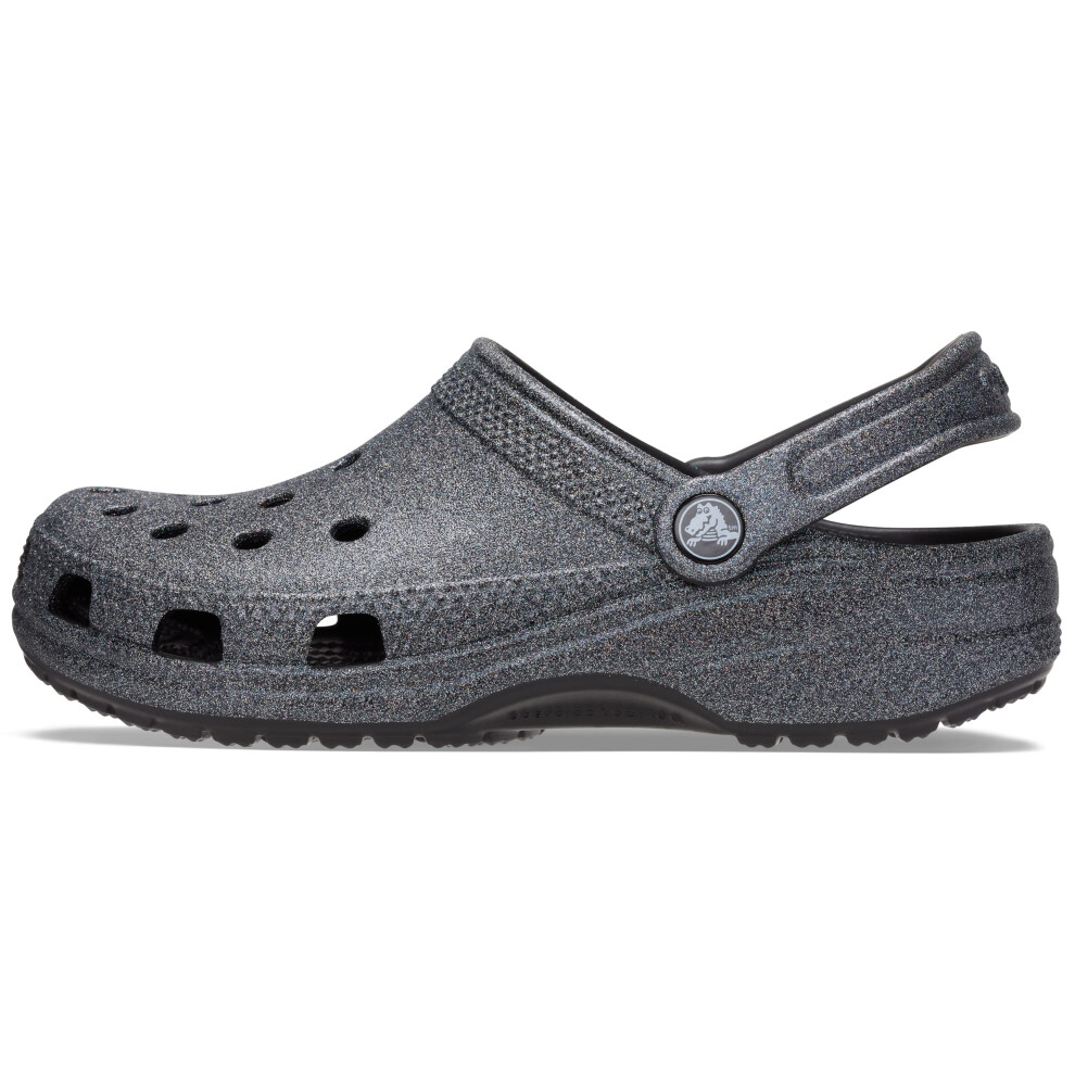 crocs Unisex-Adult classic Sparkly clogs  Metallic and glitter Shoes f