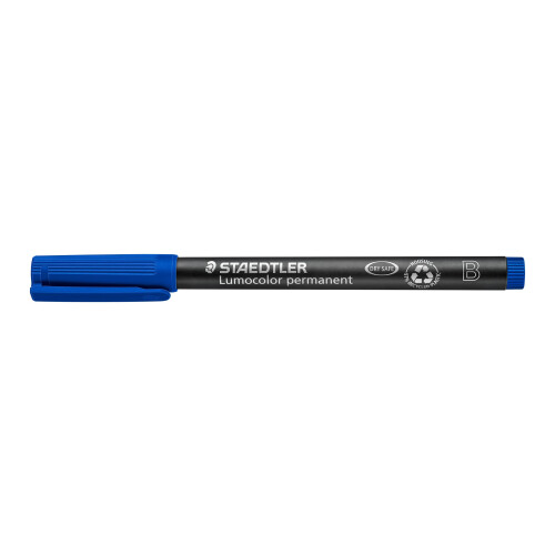 Staedtler Staedtler Lumocolor Permanent Pen 314-3 Broad 1025mm Line - Blue (Pack