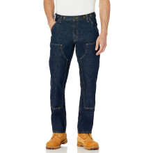 Carhartt Herrars Avslappnat Rakt Rugged Flex Dubbel Framsidan Denim Logger, Freight, W40 x L30