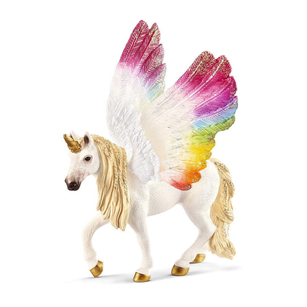 Schleich bayala  Unicorn Toys for Girls and Boys  Winged Rainbow Unico