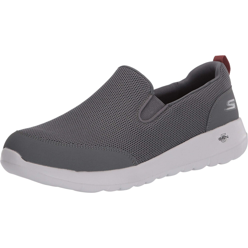 Skechers mens Go Max Clinched - Athletic Mesh Double Gore Slip on Walk