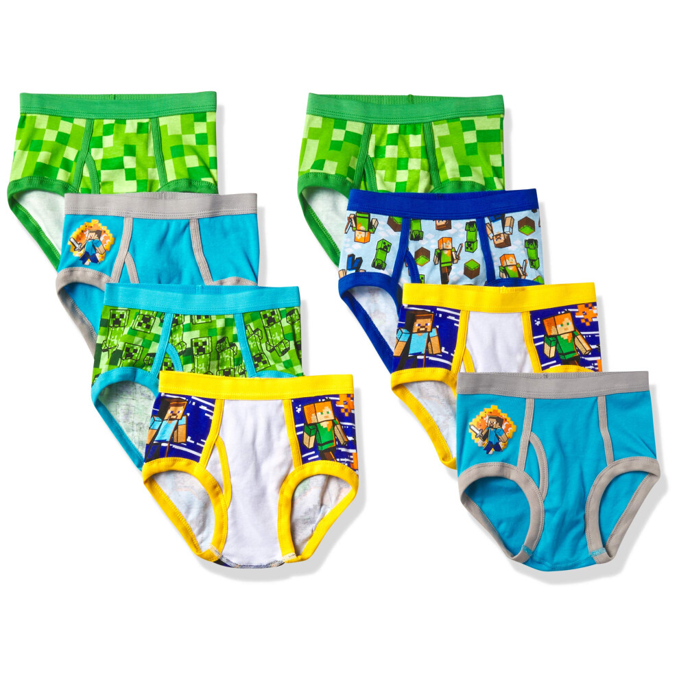 Minecraft Boys' Briefs and Boxer Briefs available in Multiple Pack Siz