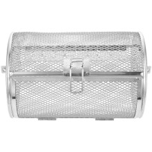 Stainless Steel Rotisserie Grill Rotisserie Roaster Basket Replacement Rotatable Heating Oven Cage