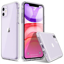 ULAK Clear Case kompatibiln s iPhone 11 6,1-palcov 2019 pruhledn tenk tenk ochrann kryt telefonu