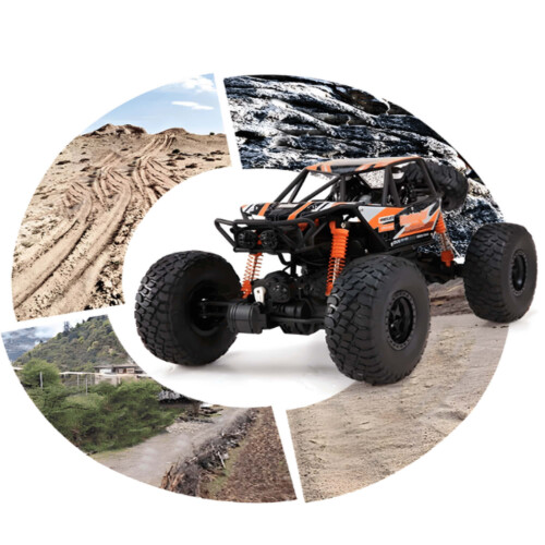 Monster 1:10 Rc High Speed Remote Control car t with FREE 2 Batteries 2