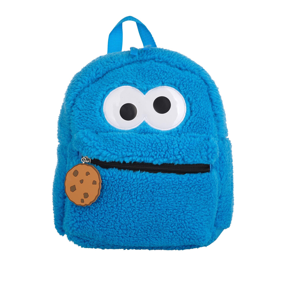 Sesame Street Toddler Cookie Monster Backpack  Back to School Bookbag