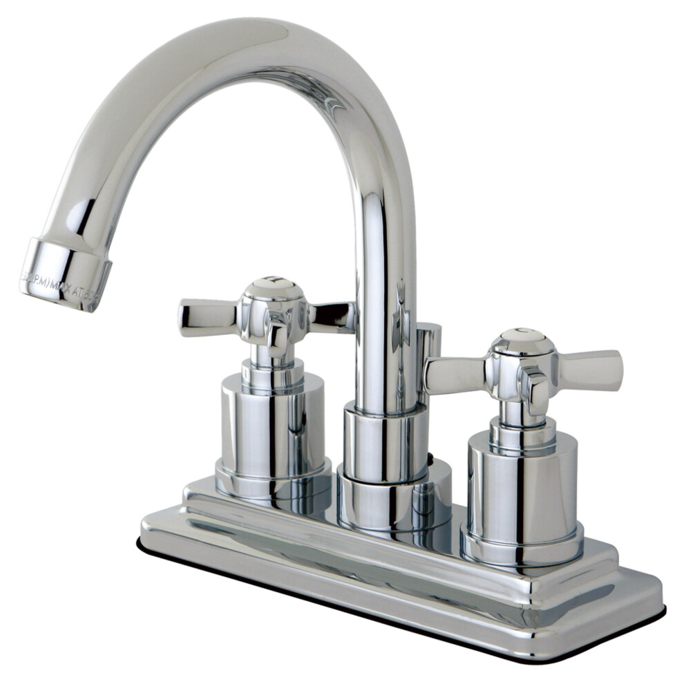 Photos - Tap Kingston Brass KS8661ZX Millennium 4 in. Centerset Bathroom Faucet wit