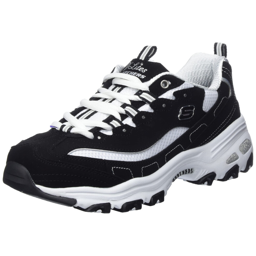Skechers Sport Women's D'lites - Me Time - Memory Foam Lace-Up Sneaker