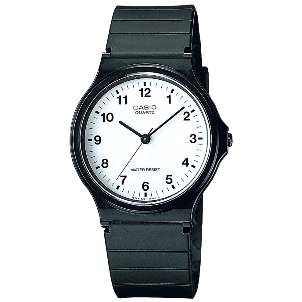 Casio Collection Standard Analog MQ-24 Series Wristwatch  Black/White