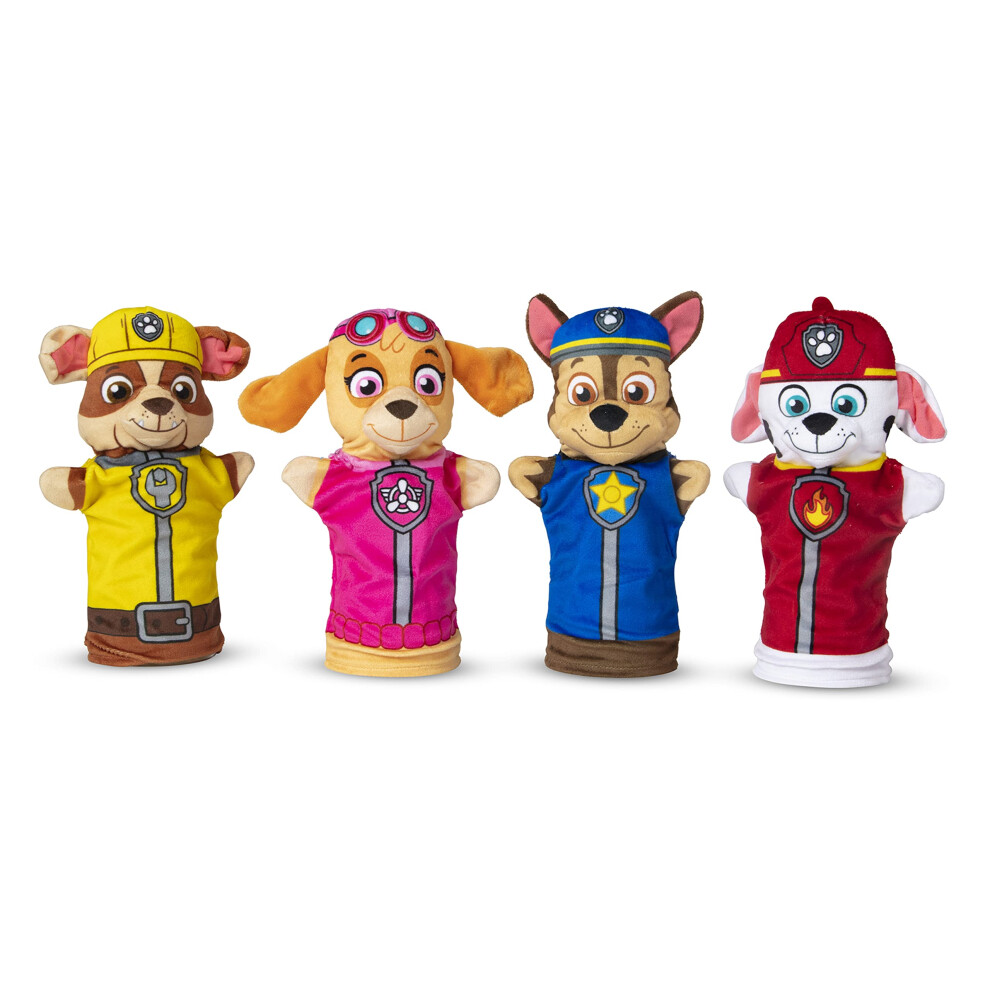 Melissa & Doug PAW Patrol Hand Puppets (4 Puppets  4 Cards) - PAW Patr