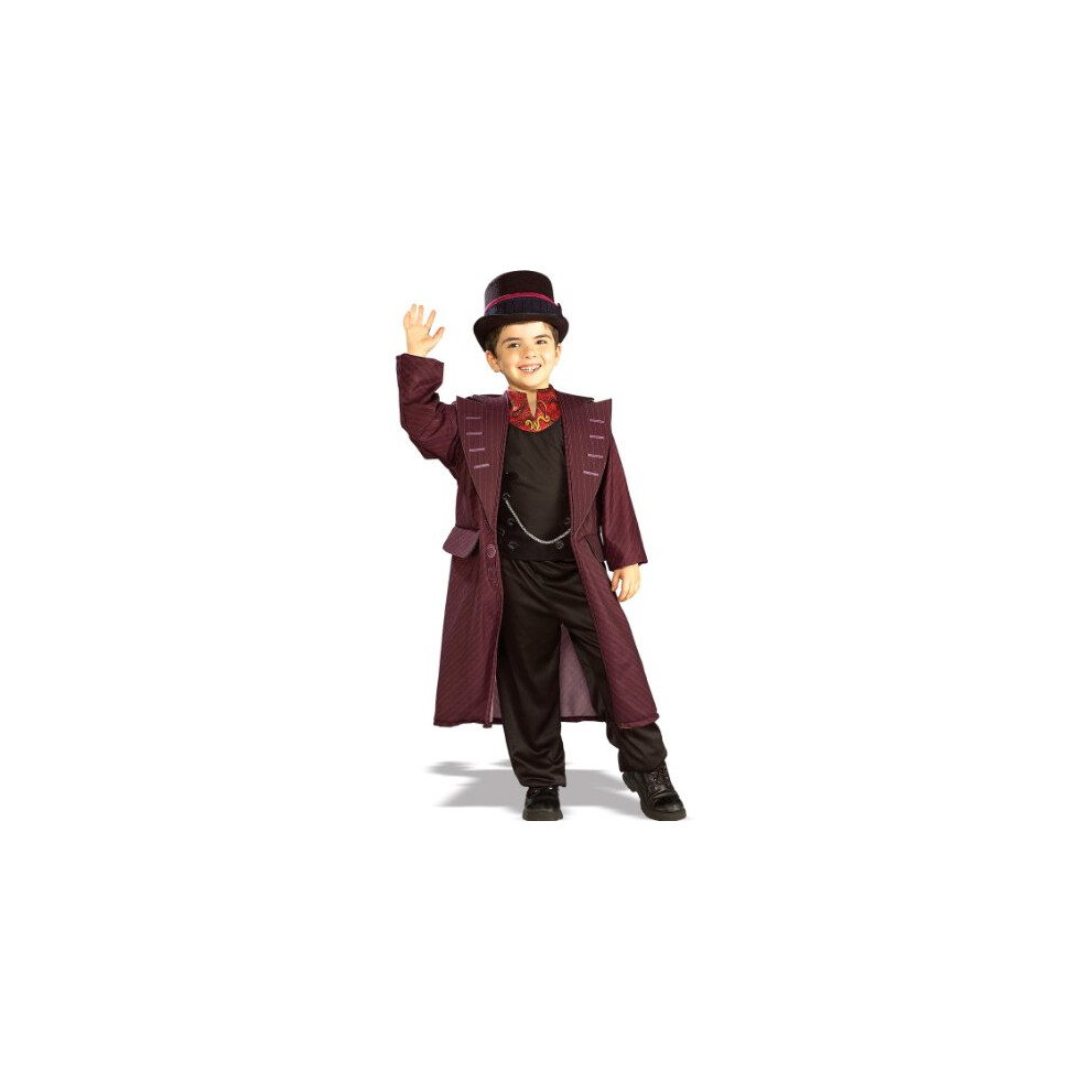 Rubies Kids Charlie And The Chocolate Factory Willy Wonka Costume  Lar