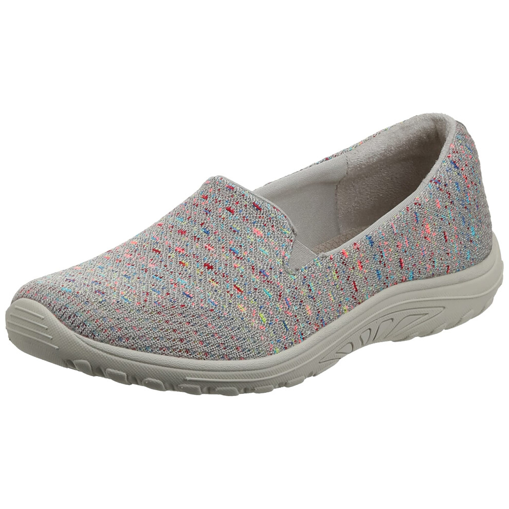 Skechers Women's Reggae Fest-Wicker-Engineered Knit Twin Gore Slip on