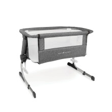 Baby Delight Beside Me Dreamer Beistellbett | 6-fache Höhenverstellung | Charcoal Tweed