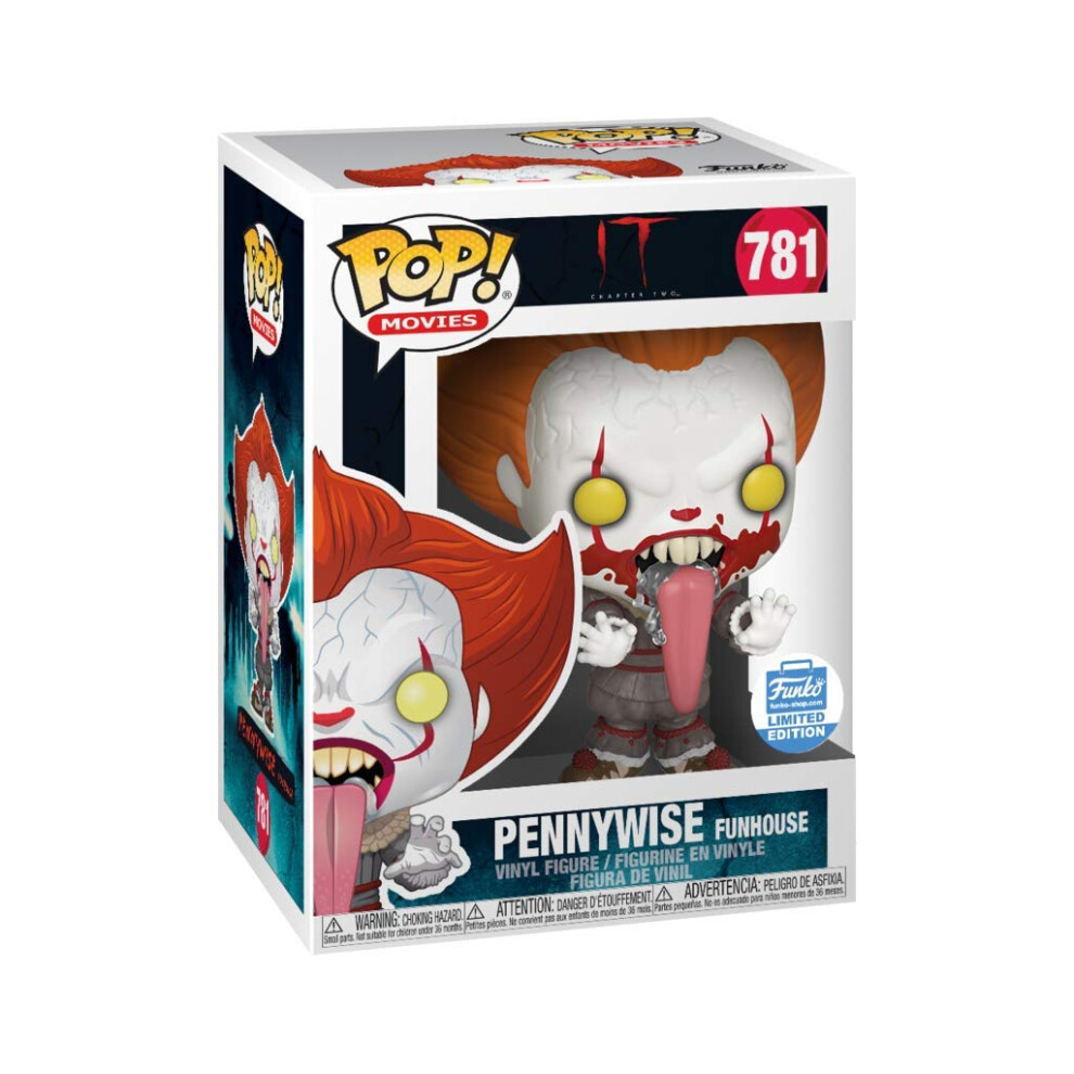 It Chapter Two POP! Movies Pennywise 781 Blood Splatter Funhouse Vinyl