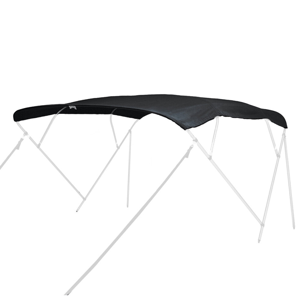 (73''-78'') Boat Pontoon 4 Bow Bimini Top Replacement Canvas with Zippered Pockets No Frame