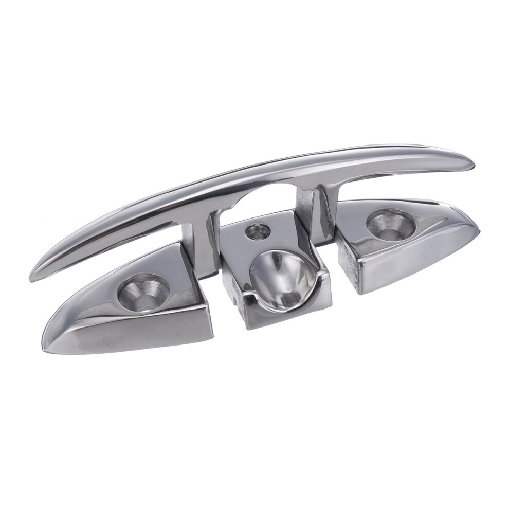 6'' 150mm Marine Flip Up Folding Pull Up Cleat Stainless Steel Boat Decorative Hardware