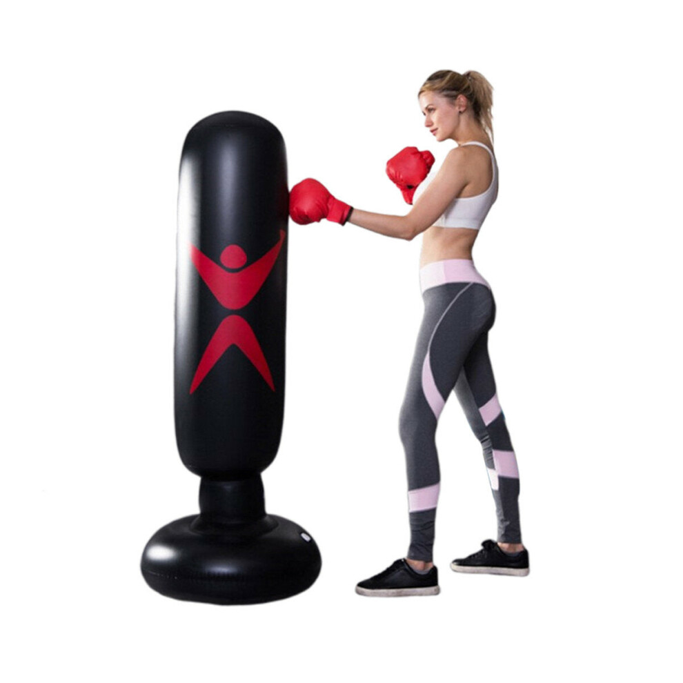 160cm Inflatable Boxing Tumblers Adult Children Boxing Column Training Sandbag PVC Fitness Boxing Column