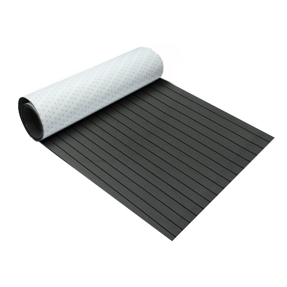 (Dark Gray + Black Stripes) 8 Styles 900x2000x5mm Marine Flooring Faux Teak EVA Foam Decking Sheet
