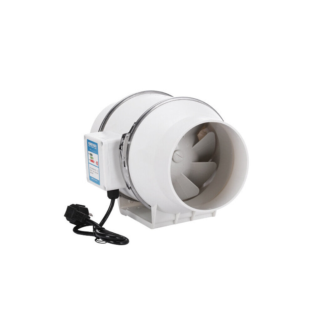 (Eu Plug) 4 Inch 45W Silent Fan Extractor Duct Hydroponic Inline Exhaust Industrial Vent 4250937580687