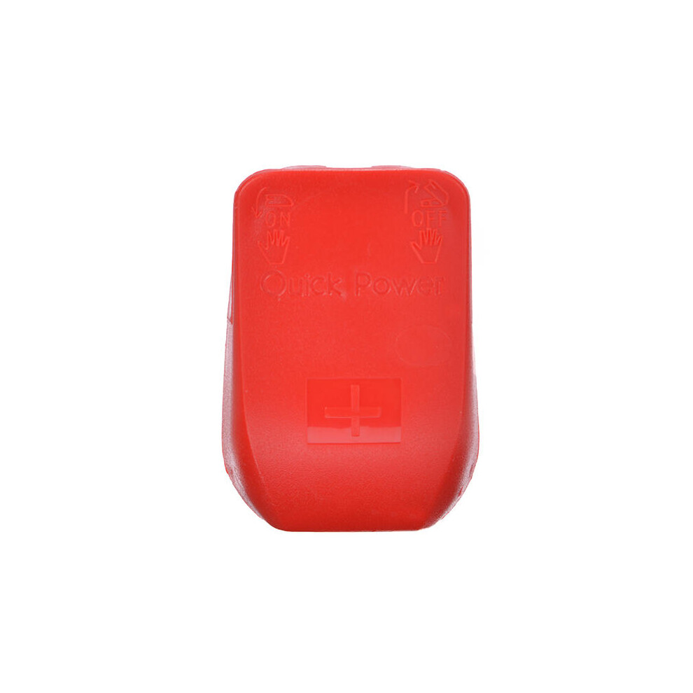(Red) 12V Car Caravan Boat Motor Home Quick Release Battery Terminals Clamps Red 4250937583473
