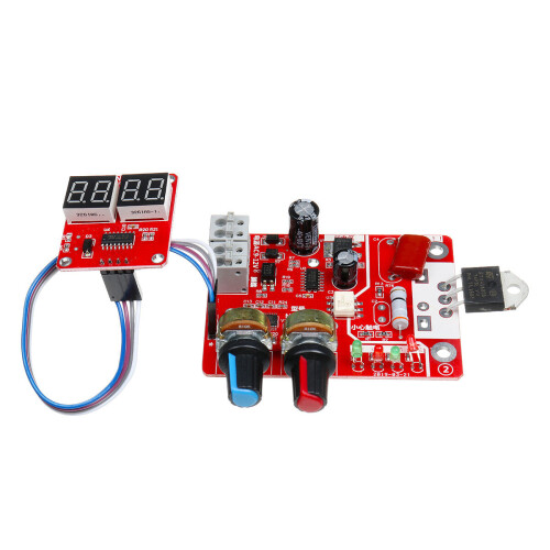 (40A) 40A/100A Digital Display Spot Welding Module Time and Current Controller Panel Timing Ammeter Spot Welders Control Board 1