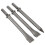 3 Pcs 7'' Length Air Hammers Punch Chipping Chisel Set Round Bar Tool Accessory 5