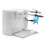 (Blue) 3.5CH Super Mini Infrared RC Helicopter With Gyro Mode 2 3