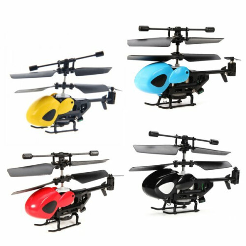 (Blue) 3.5CH Super Mini Infrared RC Helicopter With Gyro Mode 2 1