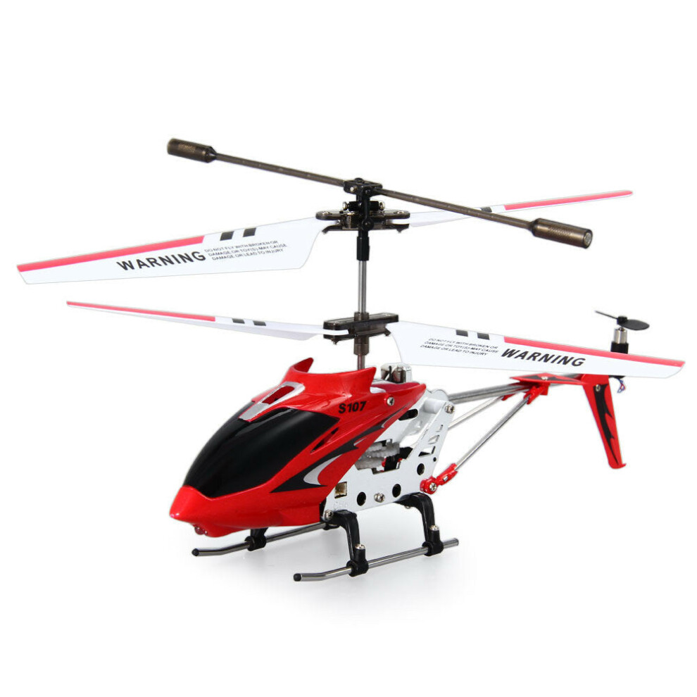 (Red) 3CH Anti-collision Anti-fall Infrared Mini Remote Control Helicopter With Gyro for RC Helicopter Toys RTF