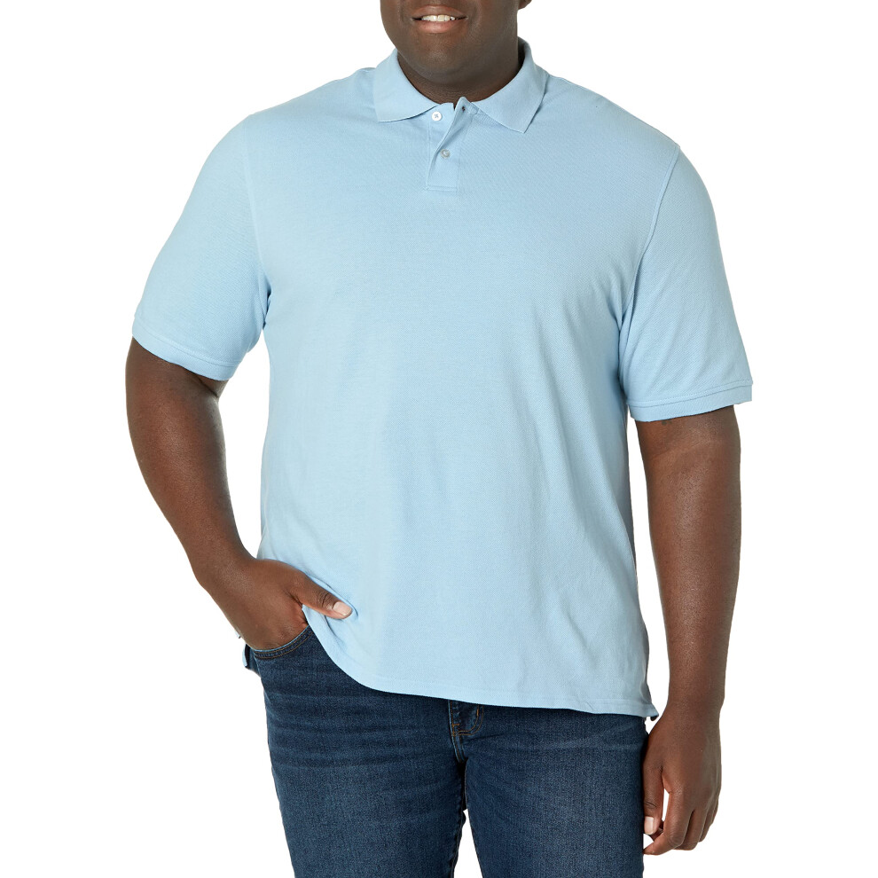 Amazon Essentials Mens Regular-Fit cotton Pique Polo Shirt (Available