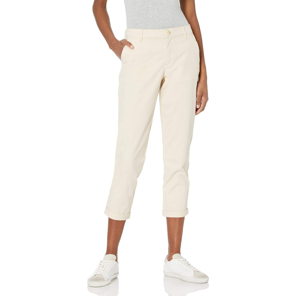 Amazon Essentials Womens cropped Mid-Rise Skinny-Fit chino Pant (Avail