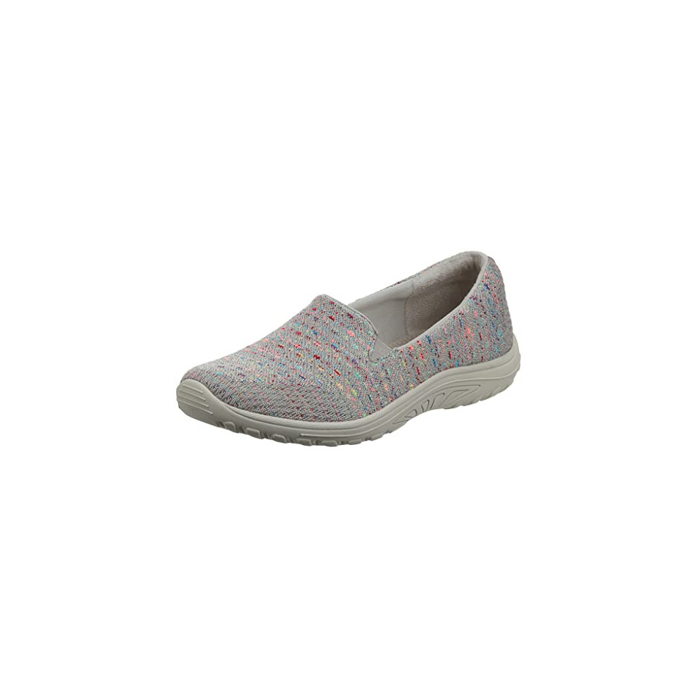 Skechers Women's Reggae Fest-Wicker-Engineered Knit Twin Gore Slip on