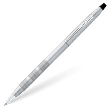 Stylo à bille Cross Classic Century rechargeable, médium, avec boîte cadeau premium - Chrome satiné